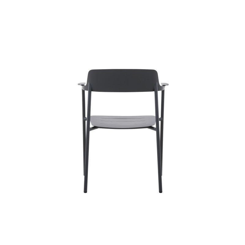 Aurora Outdoor Aluminium Dining Chair with Arm with Cushion