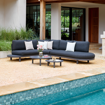 Flow 4 Seater Aluminium Outdoor Lounge