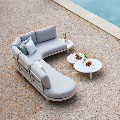 Flow 4 Seater Aluminium Outdoor Lounge