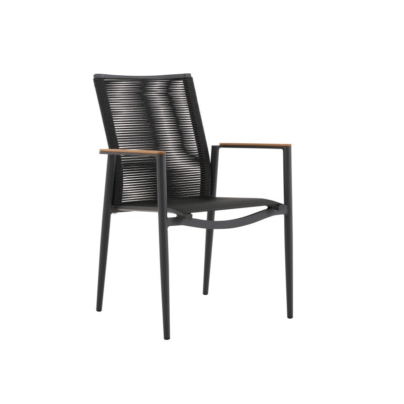 Fano Outdoor Rope Dining Chair with Arm