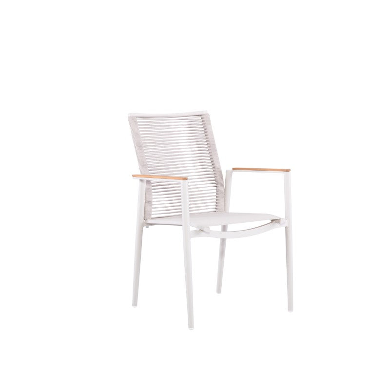 Fano Outdoor Rope Dining Chair with Arm