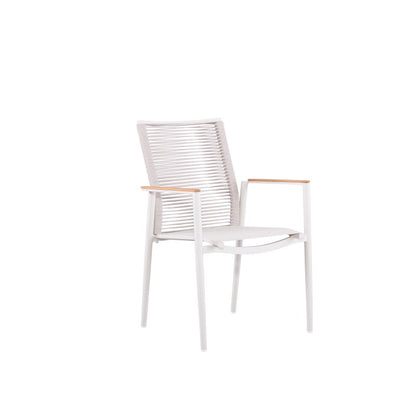 Fano Outdoor Rope Dining Chair with Arm