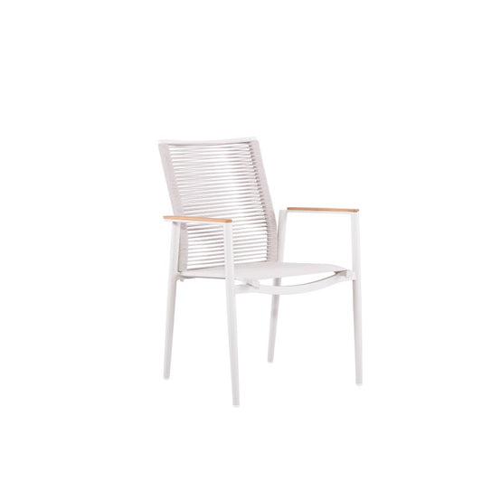Fano Outdoor Rope Dining Chair with Arm