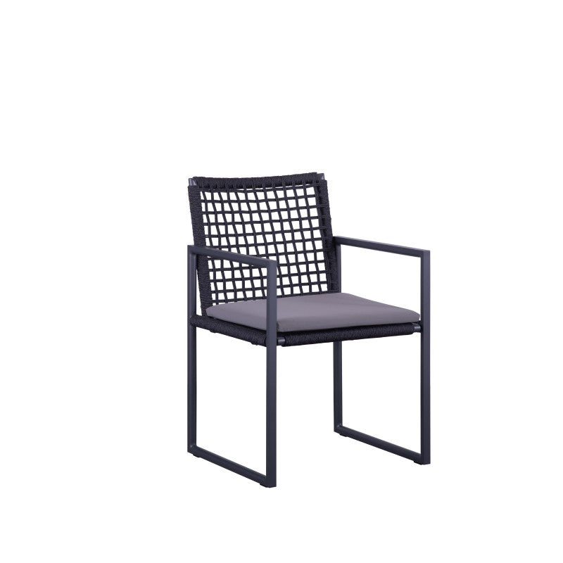 Sunrise Outdoor Rope Dining Chair with Arm with Cushion