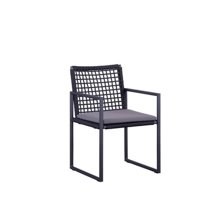 Sunrise Outdoor Rope Dining Chair with Arm with Cushion