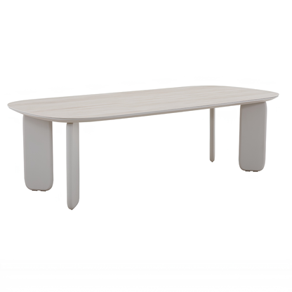 Vento Outdoor Aluminium Dining Table 250 cm with 6 Chairs