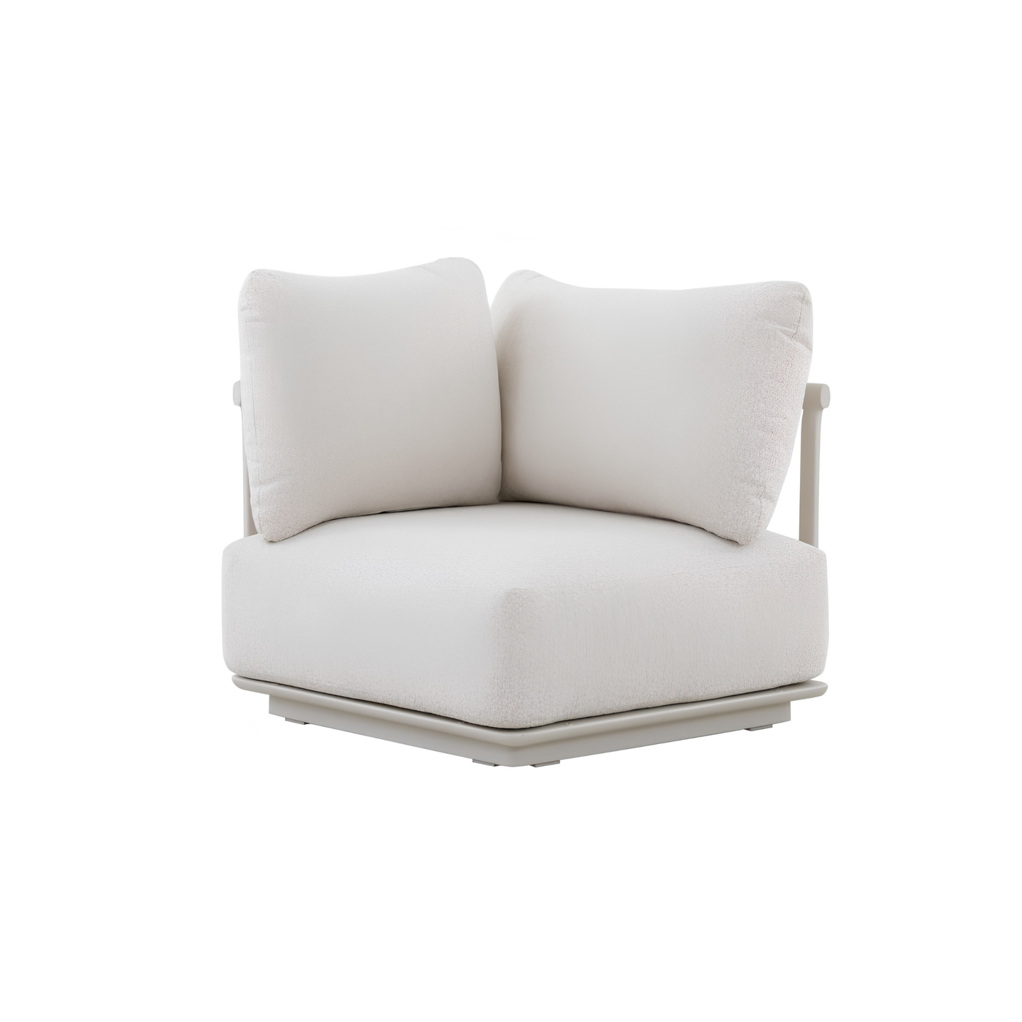 Cocoon 6 Seater Aluminium Outdoor Lounge in Beige