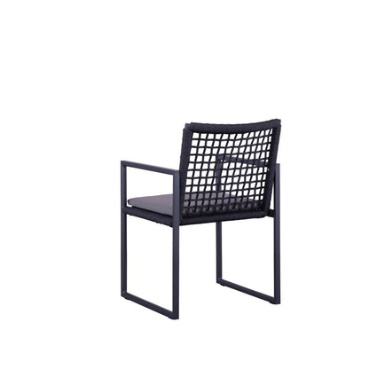 Sunrise Outdoor Rope Dining Chair with Arm with Cushion