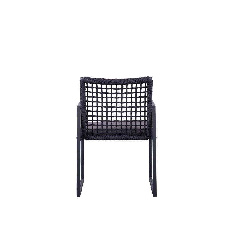 Sunrise Outdoor Rope Dining Chair with Arm with Cushion