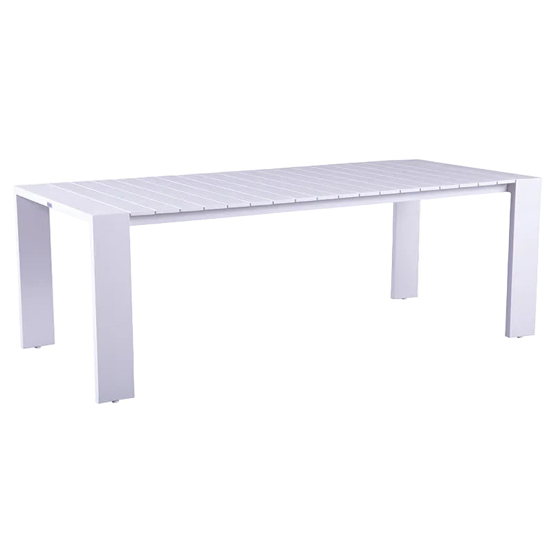 Sunrise Outdoor Aluminium Dining Table 220 cm with 6 Chairs